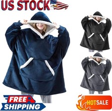 Wearable Blanket Reversible Oversized Warm Blanket Sweatshirt Adult Size NEW US