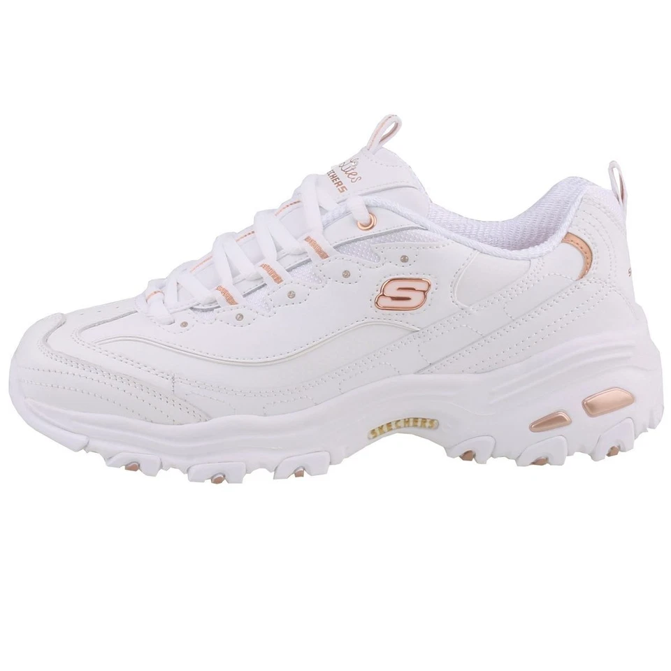 Skechers Sneaker Basket pour femmes D'Lites Fresh Start Blanc - Photo 3/4