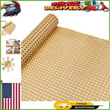 Synthetic Rattan Webbing Roll, Natural Color, 3.3 Feet for Chairs  Cabinets
