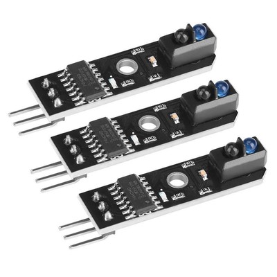 3Pcs Infrared Tracking Sensor Module 1-Channel Infrared Reflection IR Photoel...