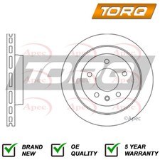 1x Brake Disc Rear Torq Fits Cadillac ATS 2013-2015 2.0 13581427