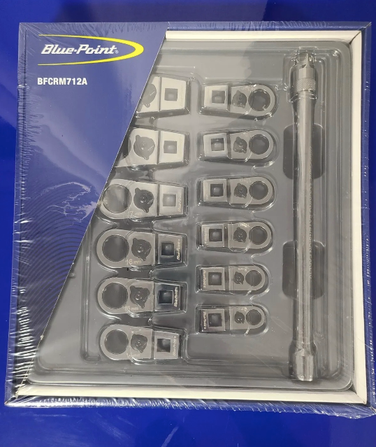 BluePoint BFCRM712A 3/8 Drive 12pt Metric Ratcheting Crowfoot Wrench