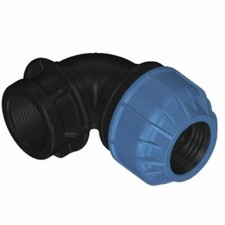 MDPE COMPRESSION  ELBOW 20MM 25MM 32MM FEMALE FOR WATER PIPE