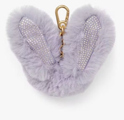 Kate Spade New York Lunar New Year Faux Fur Rabbit Key Fob Bag Charm New