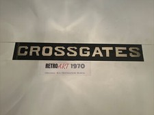 Leeds Vintage Ju8 1950s Bus Blind 28" Gift - Crossgates