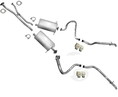 Muffler DUAL Exhaust System for Ford Crown Victoria Mercury Grand Marquis 98-02