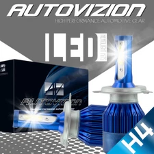CREE H4 9003 HB2 488W 48800LM LED Headlight Conversion Bulbs Kit Hi/Low 6000K
