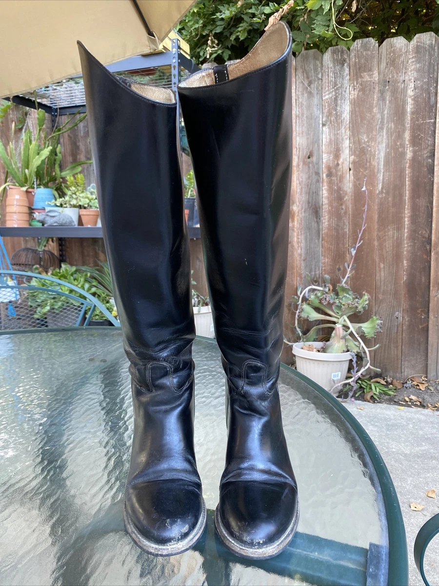 Womens tall clearance black riding boots