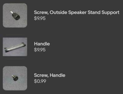 Electro-Voice ZLX-15BT Speaker Parts ***USED*** Handle Foot