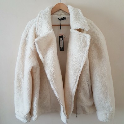 pretty little thing teddy coat