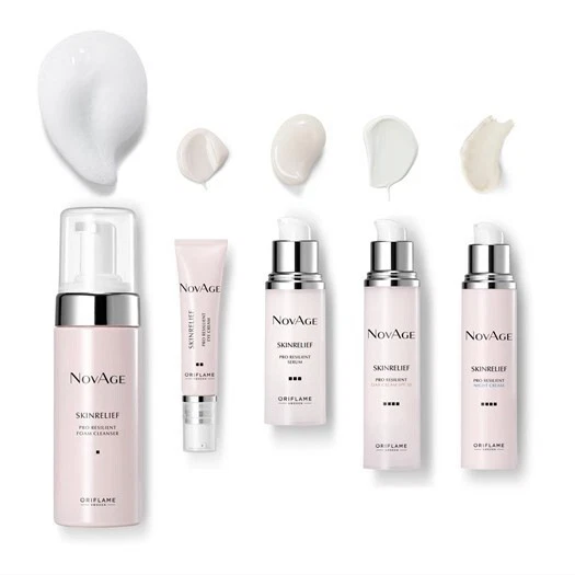 ORIFLAME NovAge Skinrelief PRO Sensitive skin - Set of 5 Full Size products. - Image 3 of 4