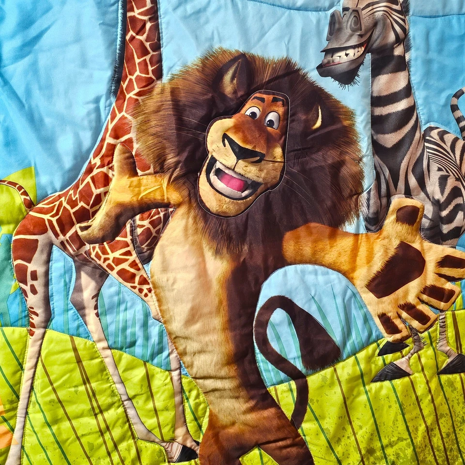 Manta ligera de Madagascar Alex el León Melman Marty 37 pulgadas x 54 pulgadas Foto 2 de 4