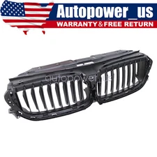 Fit BMW G30 17-20 New Front Upper Radiator Grille Active Air Shutter 51747497279