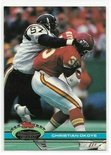 1991 Stadium Club Football Trading Cards / Choose From List  #s 1 - 250 / mb37 - Picture 66 of 219