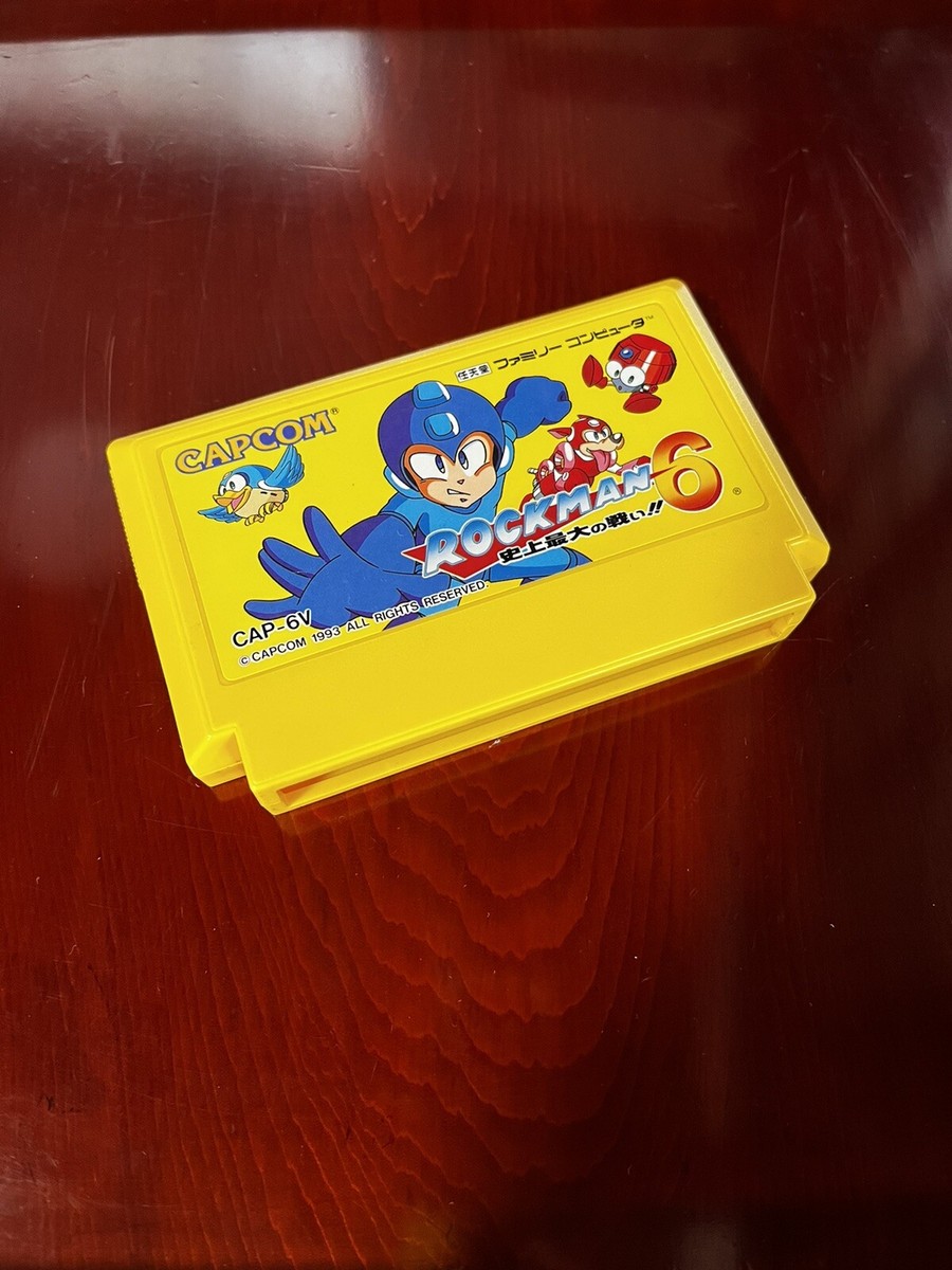Rockman 6 Nintendo Famicom Capcom 1993 CAP-6V Japanese Version | eBay