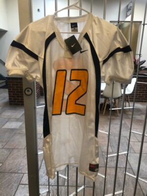 Nike Crack Back Mesh Football Practice Jersey Men's L White Blue