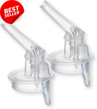 Tritan Drink Bottle Replacement Straw Tops (Pack of 2)
