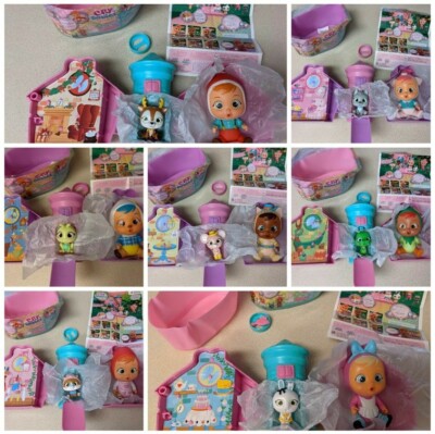 FULL SET Cry Babies Magic Tears Storyland Story House with *RARE CLAUS*