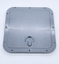 Nuova Rade 380mm x 380mm portello grigio accesso/ispezione barca con coperchio estraibile 
