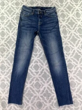 Vigoss Marley Mid Rise Super Skinny Jeans Womens Size 27 Medium Wash Denim