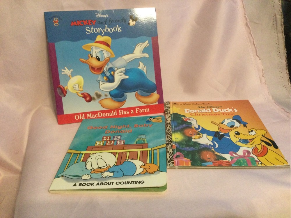 Donald Duck Storybook Set - Christmas Tree, Goodnight Baby, Old Mac Donald Tales