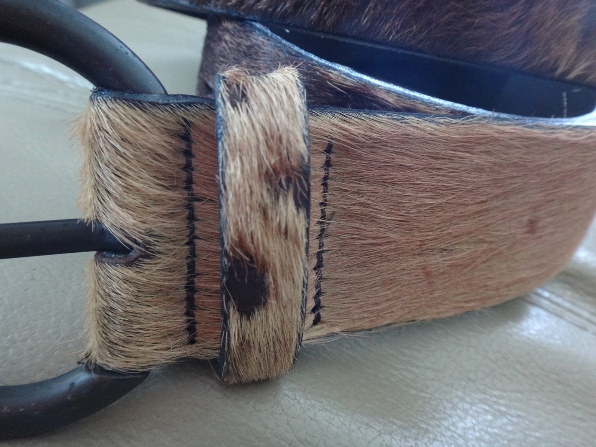 Berge Tan Leather Belt Size Small Berge Italian Belt - Etsy main image 2