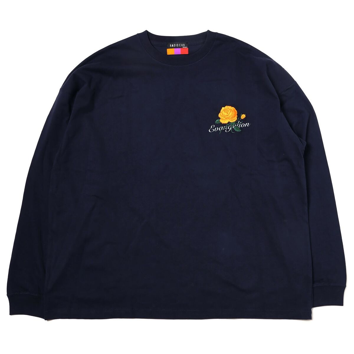 evangelion RADIO EVA 898 EVANGELION Flower Embroidery Cutsew evangelion RADIO EVA 898 EVANGELION Flower Embroidery Cutsew