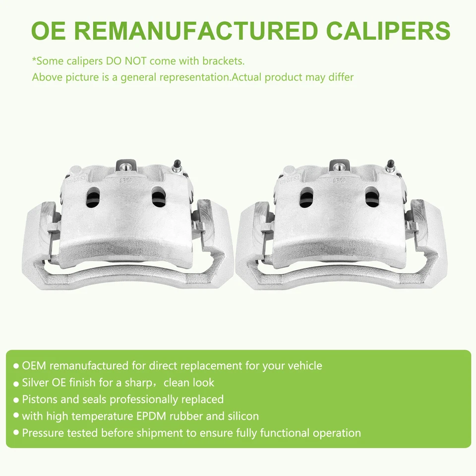 Brake Front and Rear Calipers For 2003 2004 2005 2006 2007 2008 Dodge Ram 3500 - Imagem 2 de 4