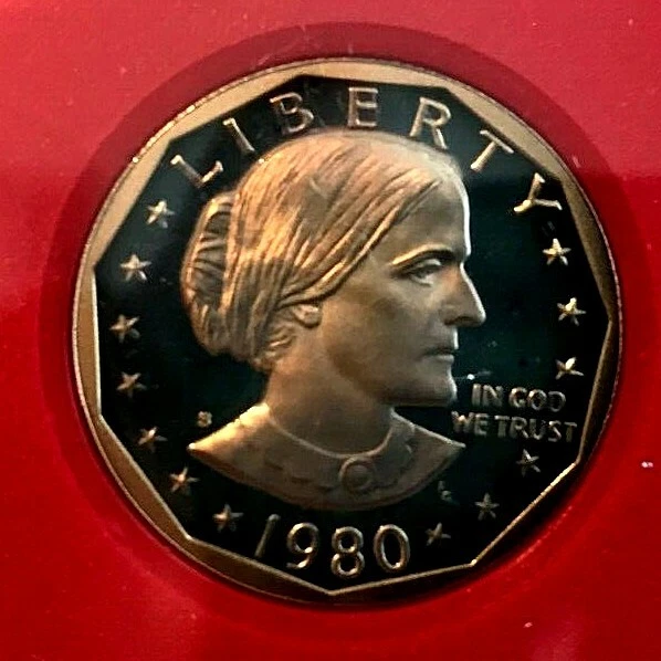 1979-1999 Susan B Anthony  14 Coin Set -P, D & S UNC + 1979,80,81 PROOF - Image 3 of 4