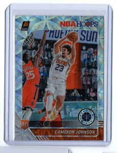 19-20 Premium Hoops Base Silver Scope Prizm Cameron Johnson #208 Phoenix Suns