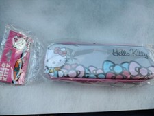 Hello Kitty Tin Pencil Box Pen Case Holder Sanrio 2014 - New Factory Sealed