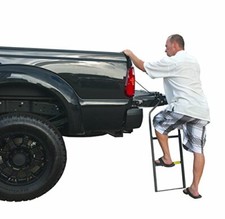 Heavy Duty Folding Tailgate Ladder for Trucks - Easy Cargo Access