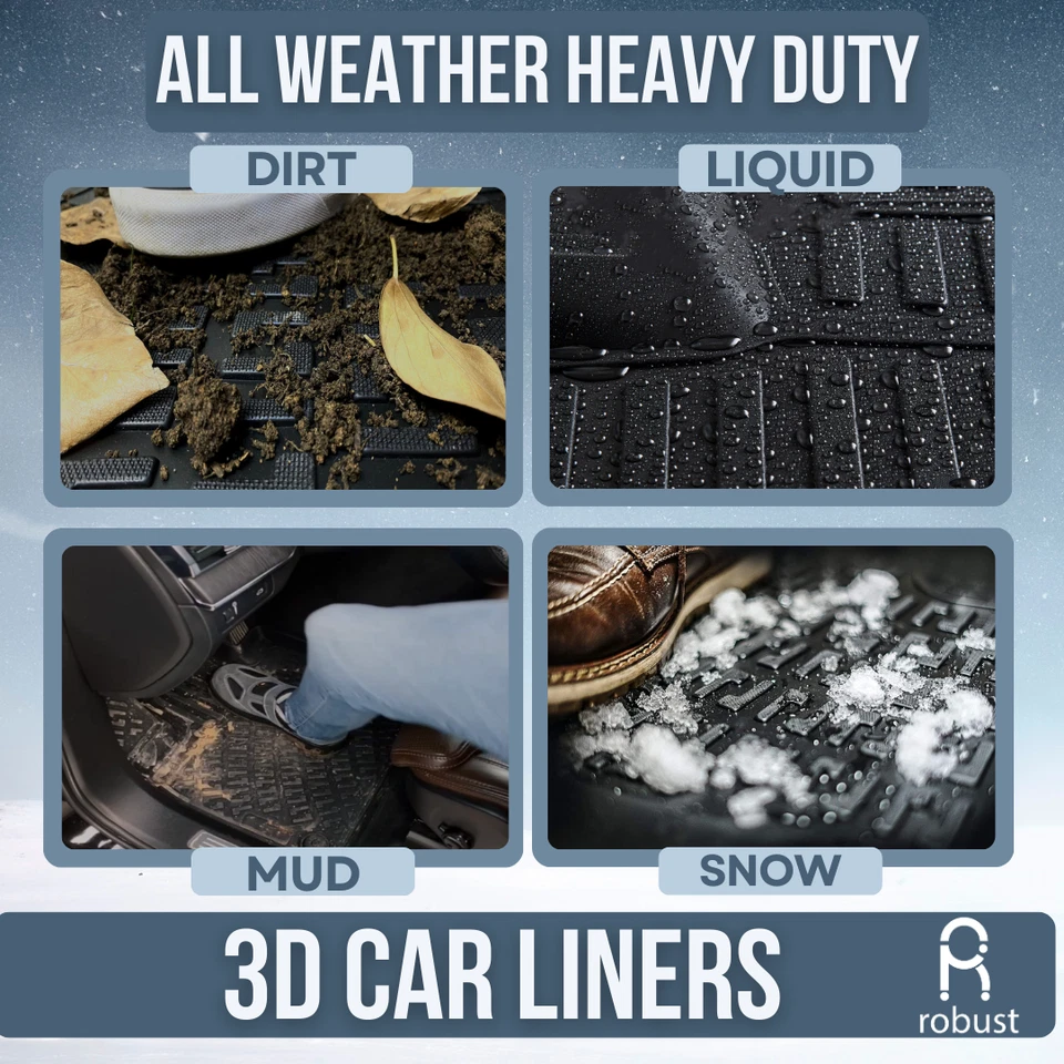 Tapetes de assoalho de carro personalizados para Renault Clio 5 2023-2025 TPE forros de borracha para todas as condições climáticas - Imagem 4 de 4