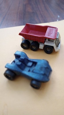 2 Vintage Tonka Mini Totes - Thumper Dumper Dump Truck - Dune Buggy made in USA