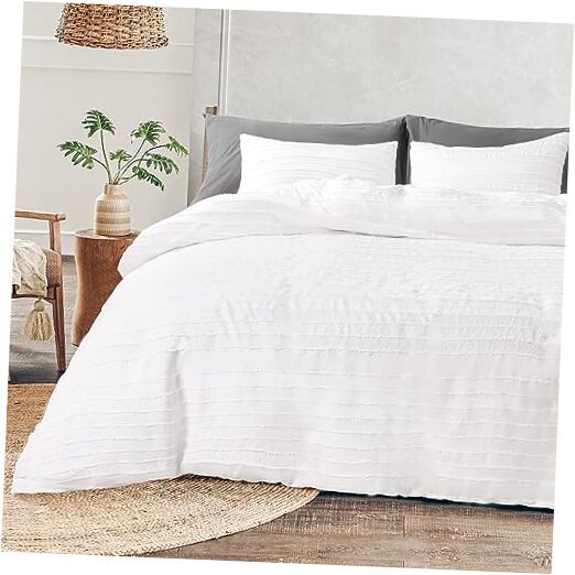 Duvet Cover King Size 3 Pieces Boho Tufted Duvet Cover King(104