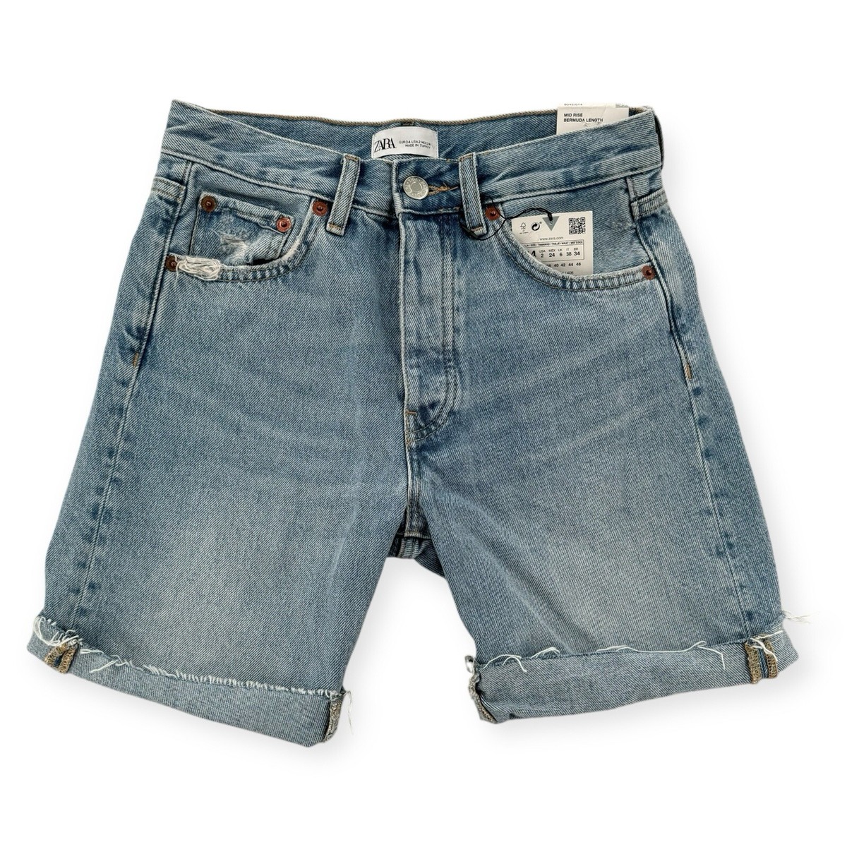 Zara buggy denim shorts 円堂守着用 W30 90s RELAXED BAGGY DENIM SHORTS - Blue | ZARA United States