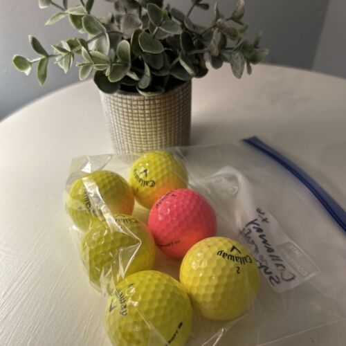 Callaway Supersoft Golf Balls Set Of 6 Used