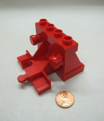 Lego Duplo Red Train Track End Stopper Piece Replacement Part