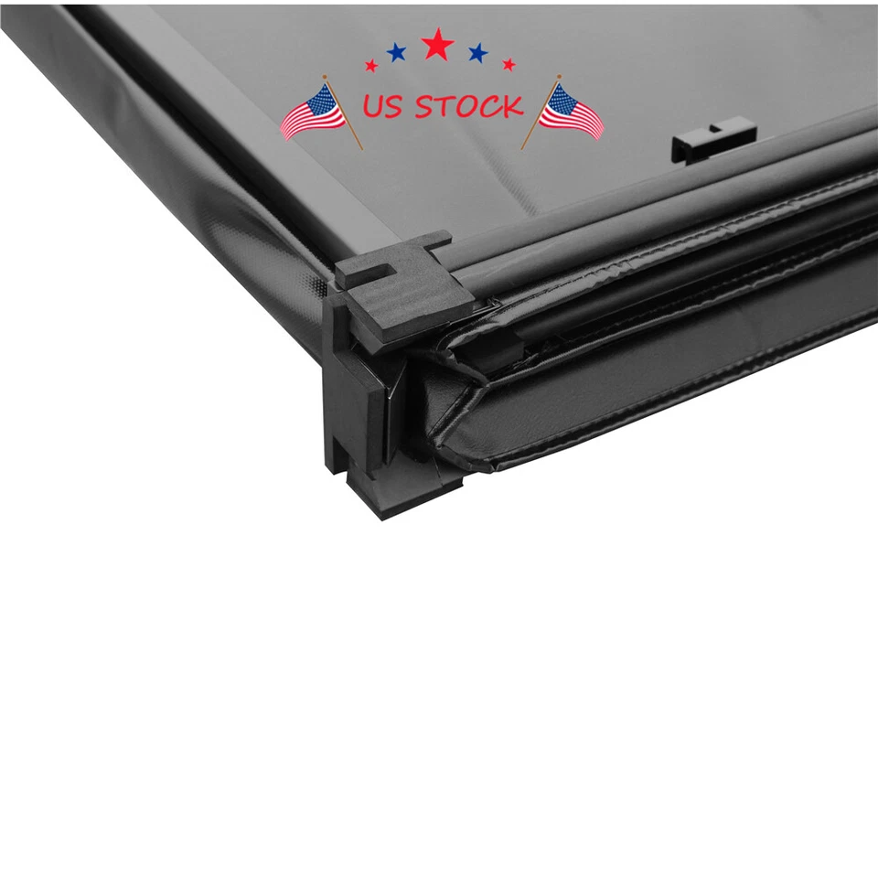 5.7 Ft Bed Tonno Pro Tonneau Tri-Fold Cover For 2009-2017 2018 RAM 1500 Crew Cab - Imagem 3 de 4