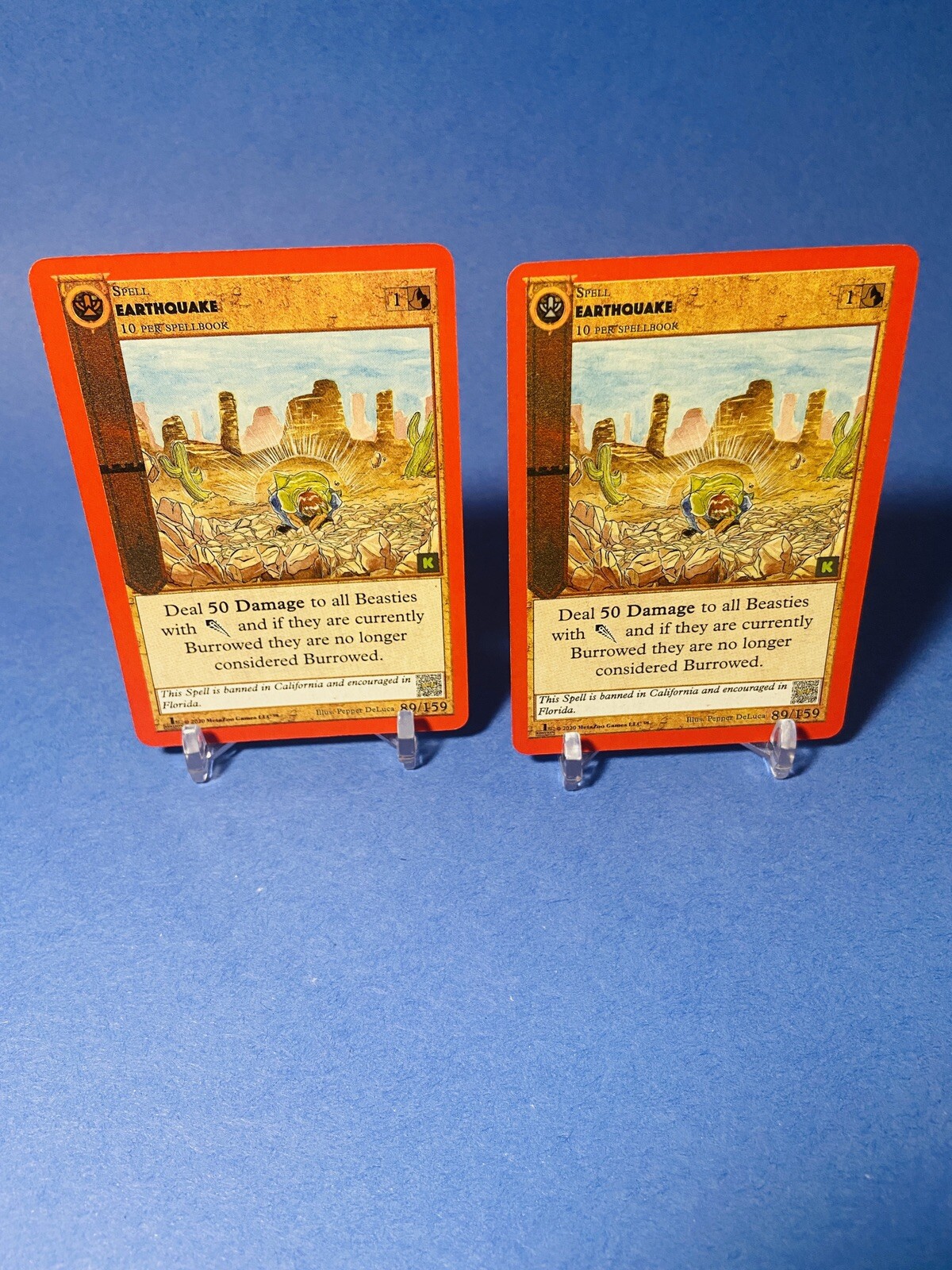 Metazoo Kickstarter Earthquake Both Common and Uncommon Cards- RARE ERROR |  eBay