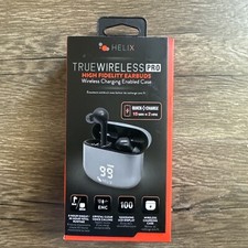 Helix PRO SERIES True Wireless High Fidelity Earbuds w/ Portable Charging Case