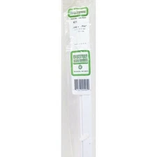Evergreen Plastic Styrene Strips .188 x .750 x 24 (2) - Model Railroad Scratch