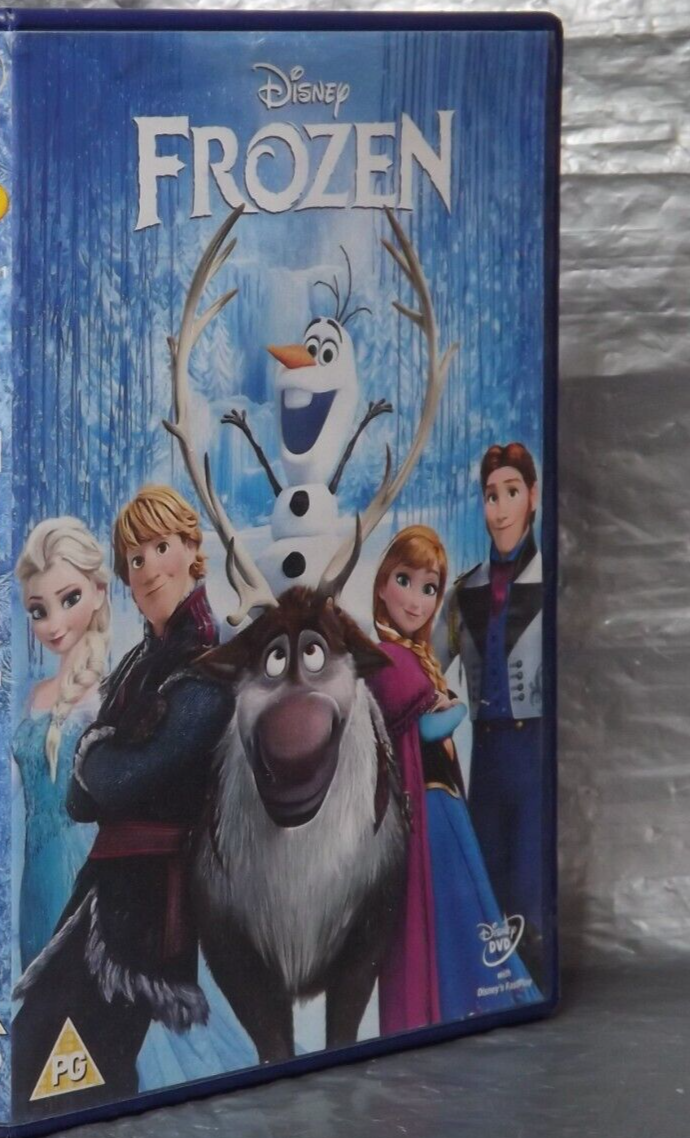 Frozen DVD 2013 Film Rated PG Animation Adventure Comedy 98 Minutes Used