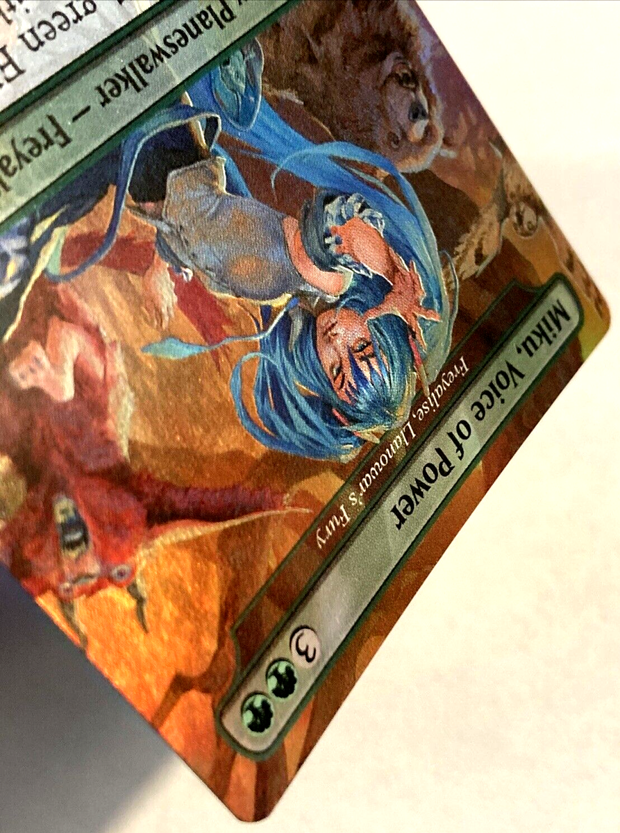MTG Miku, Voice of Power RAINBOW FOIL Secret Lair x Hatsune Miku