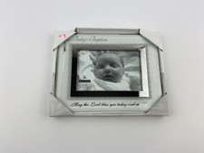picture frame baby baptism may the lord bless you today always 4in x 6in gift