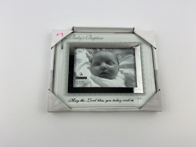 picture frame baby baptism may the lord bless you today always 4in x 6in gift 