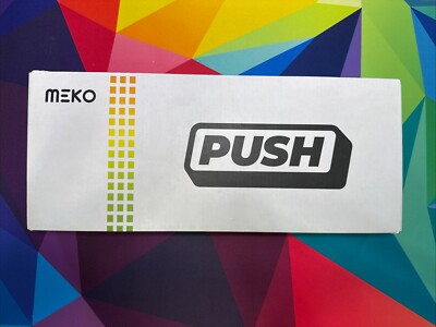 White Meko Push 65% Hotswap Bluetooth RGB Mechanical Keyboard - CHERRY MX REDS