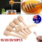 <!--F#f_0-->10-50xWooden Honey Dipper Wood Stirring Stick Jam Rod Spoon Dip Drizzler Server<!--F/-->