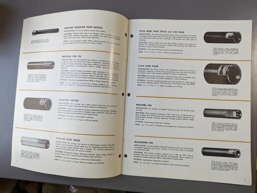Goodyear Oil Marketing and Refining Hose Catalog Sales Brochure 1950's - Picture 4 of 9