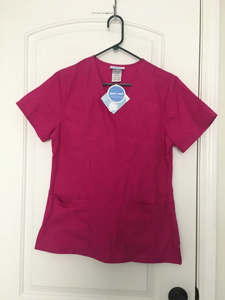 Blusa Médica Simply Basic Para Mujer Rosa Enfermera Médica Una Pieza Talla XS Foto 2 de 4
